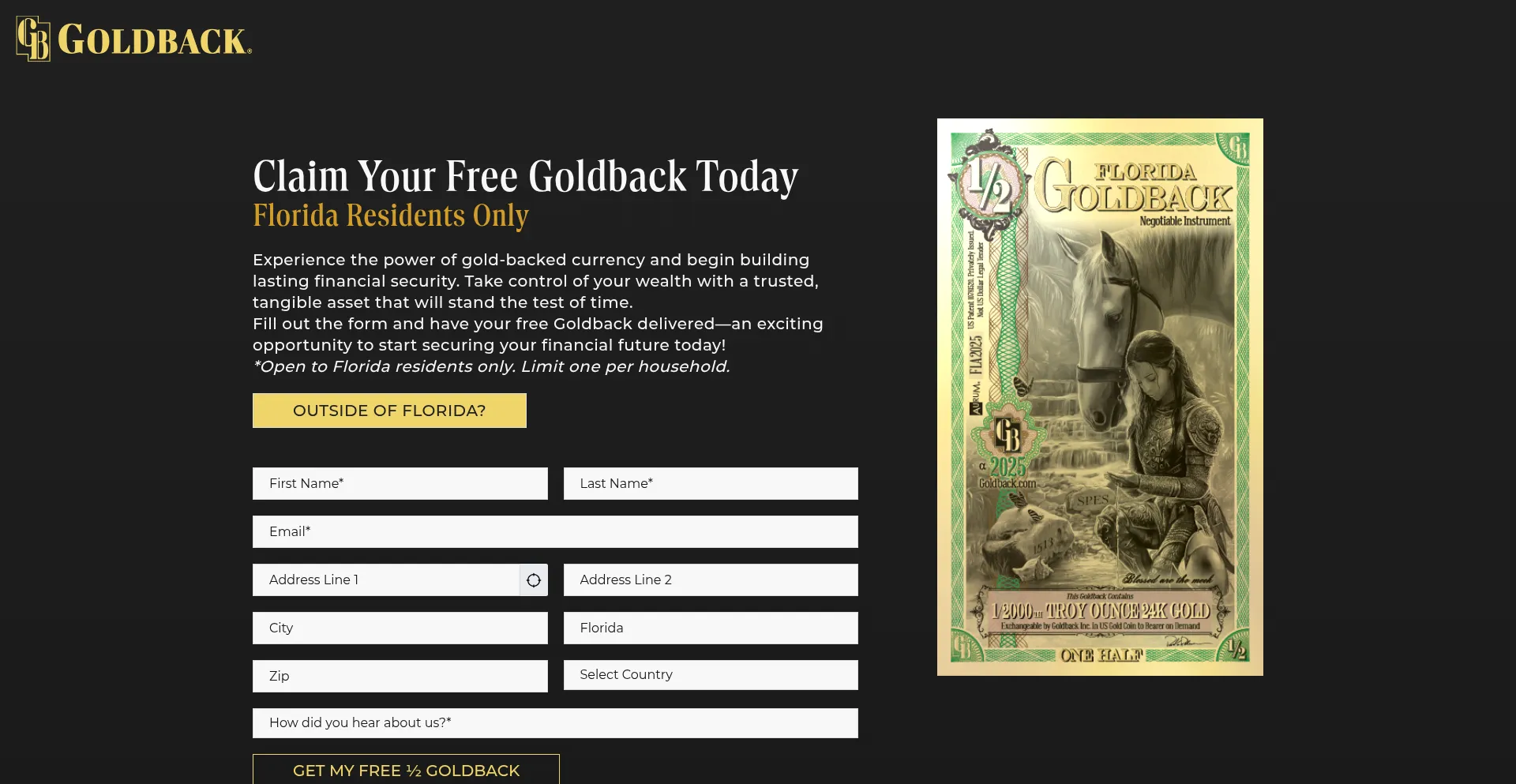 Freegoldback.com