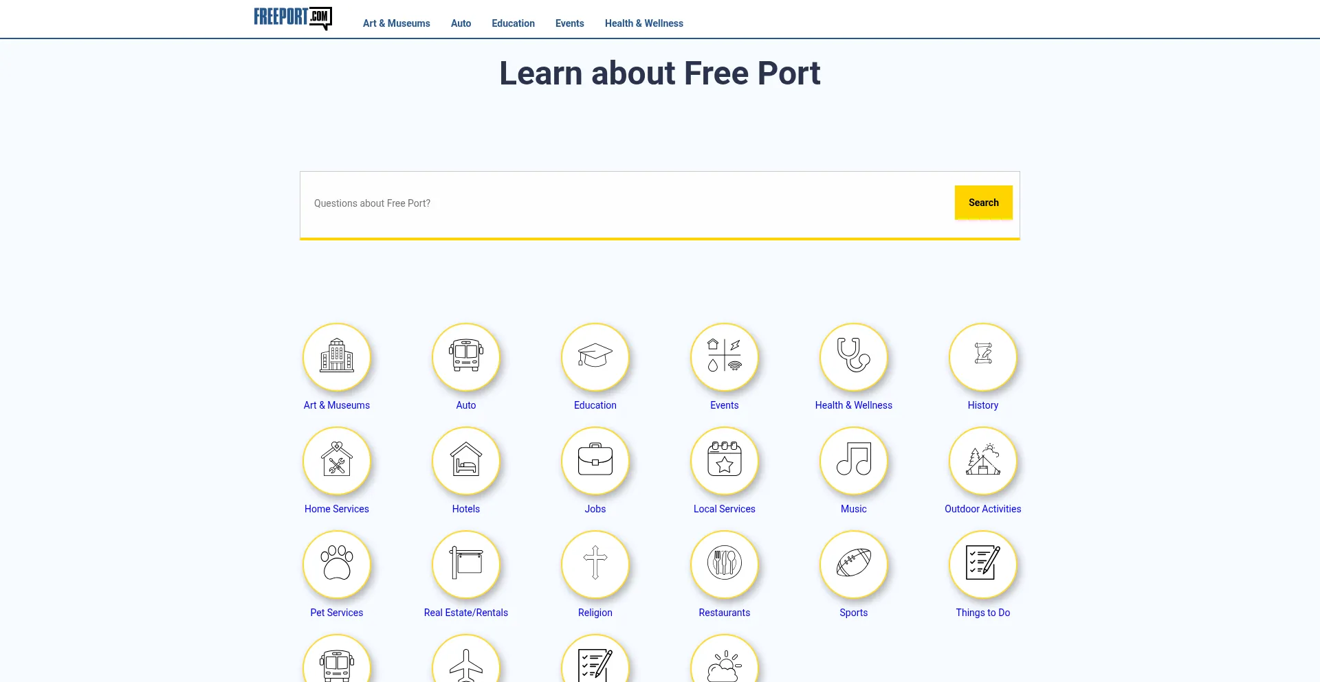 Freeport.com Screenshot
