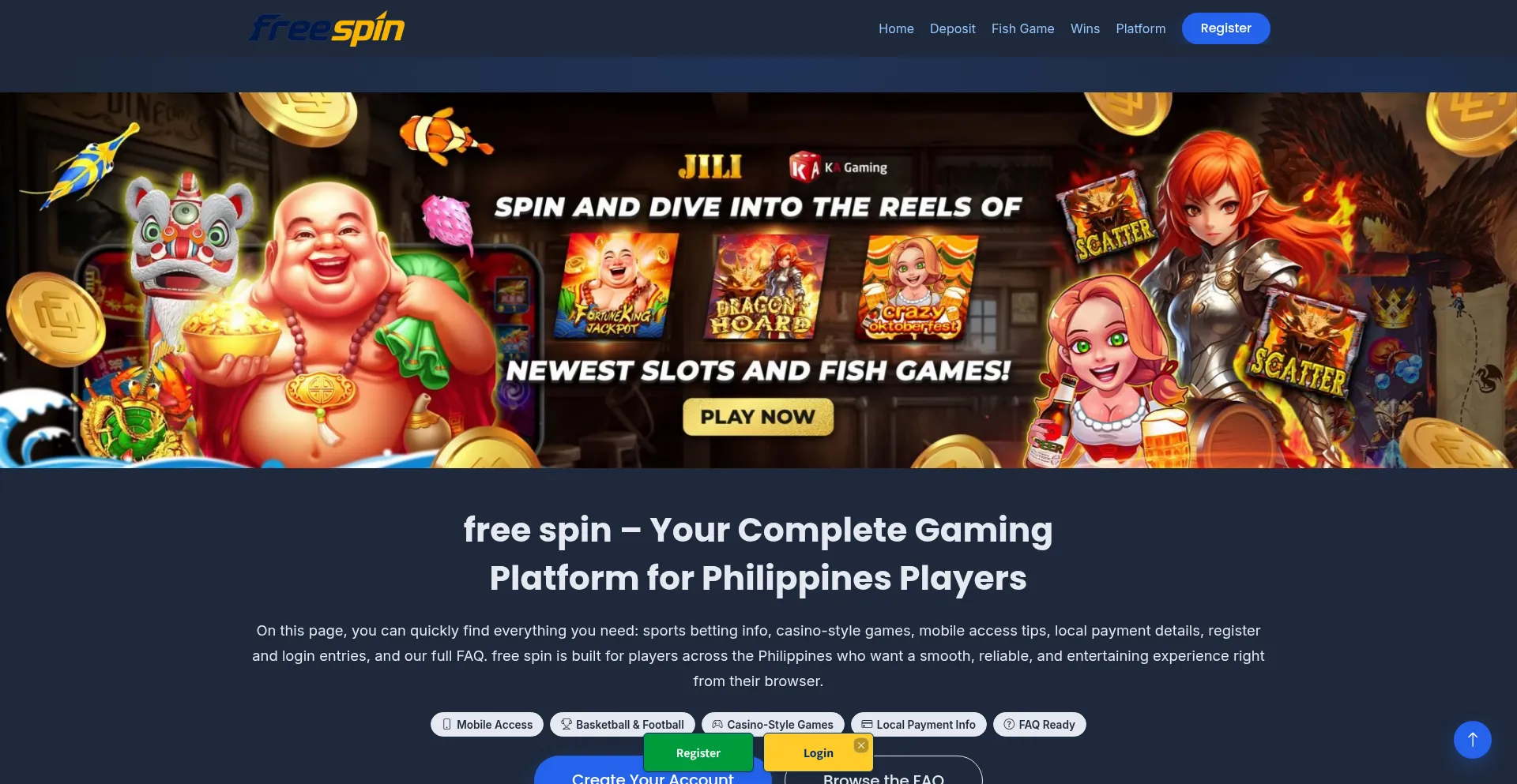 Freespin.dev