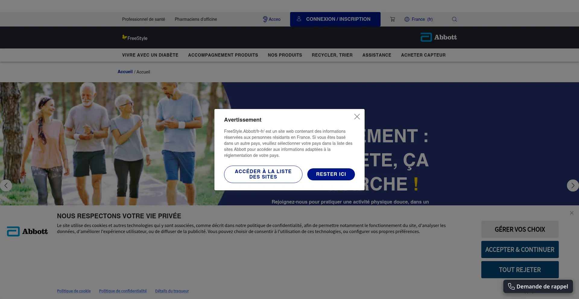 Freestylelibre.fr Screenshot