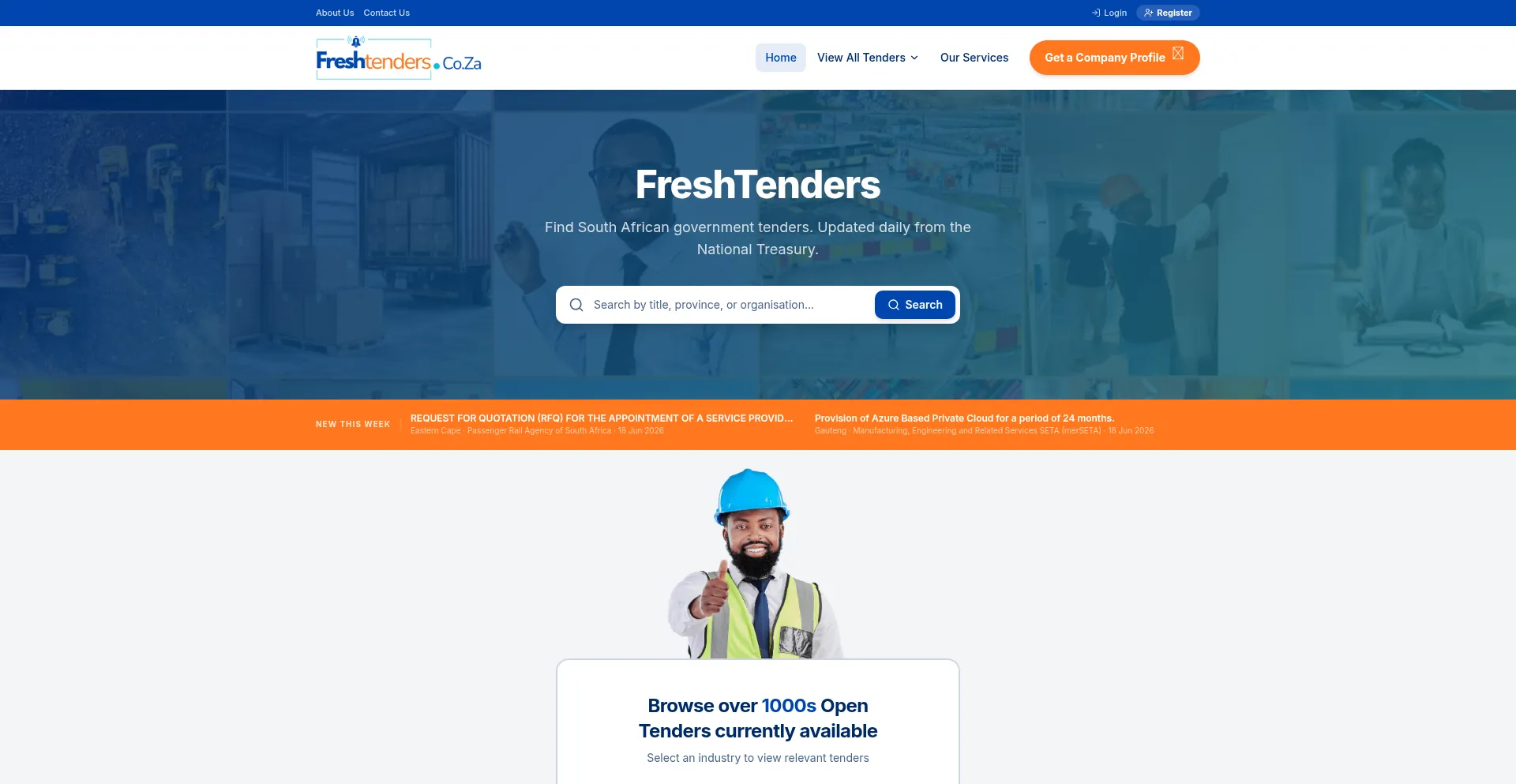 Freshtenders.co.za
