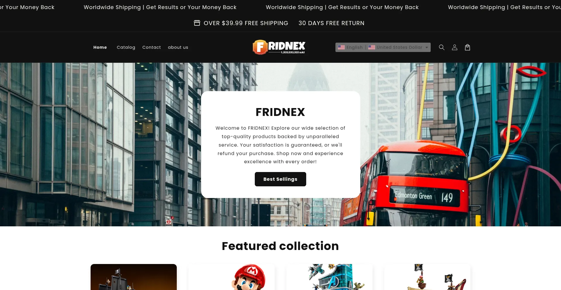 Fridnex.com Screenshot