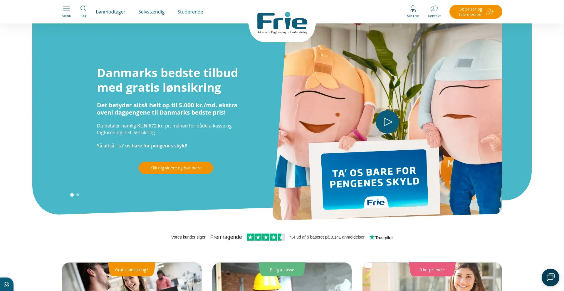 Frie.dk Screenshot