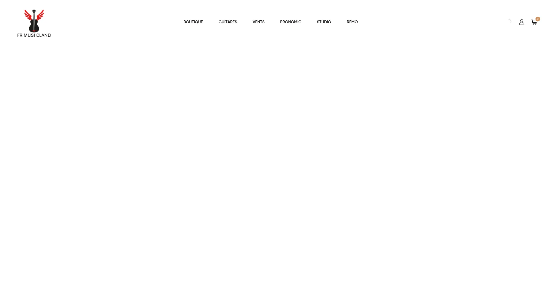Website screenshot of Frmusicland.com