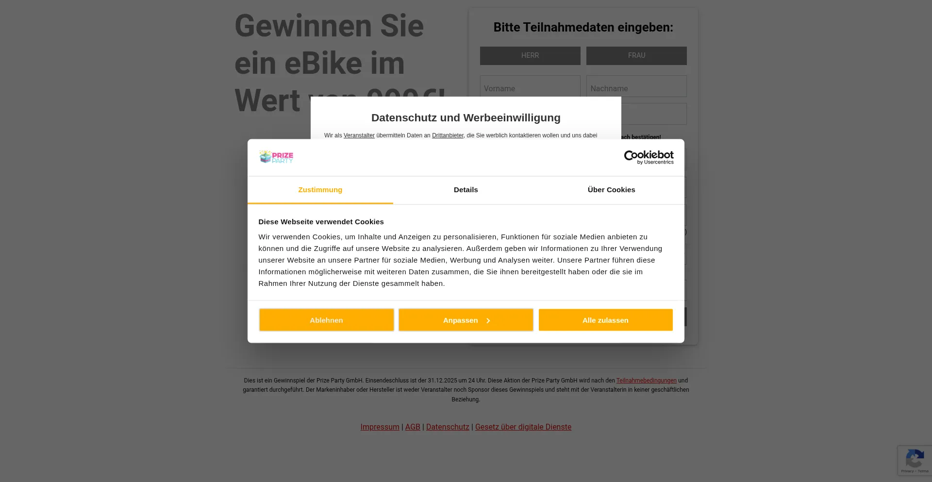 Website screenshot of Frohekunde.com
