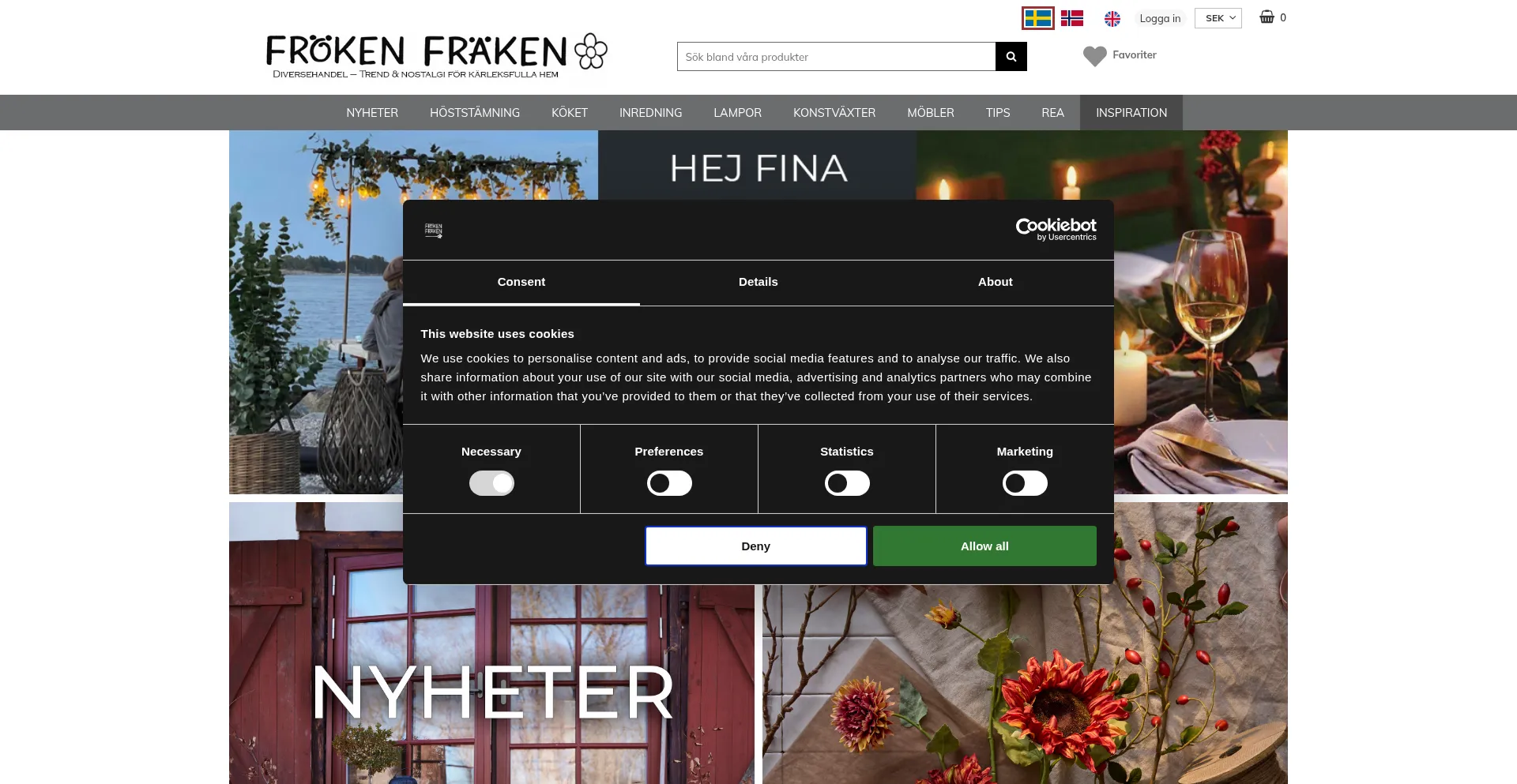 Frokenfraken.se Screenshot