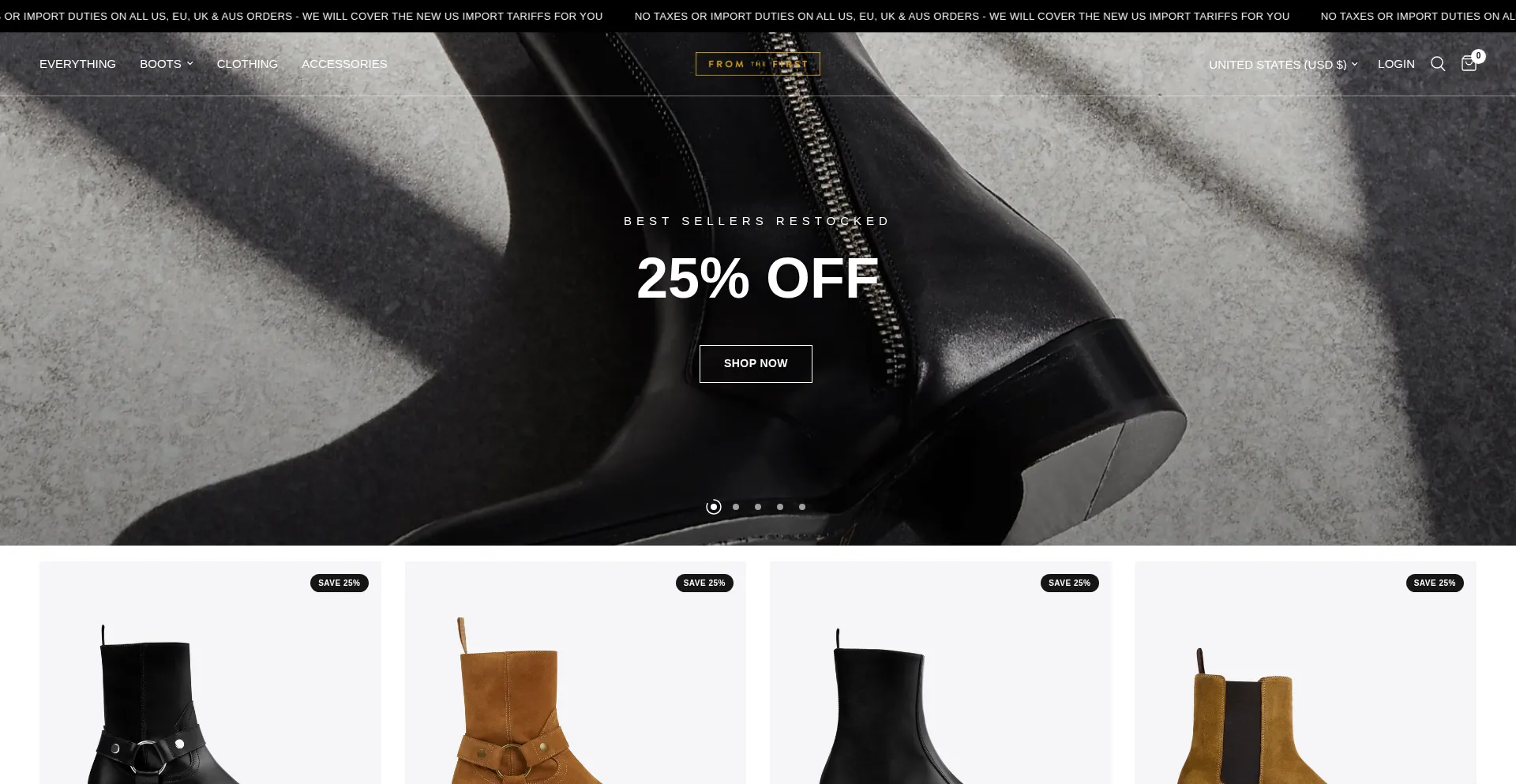 Fromthefirst.com Screenshot
