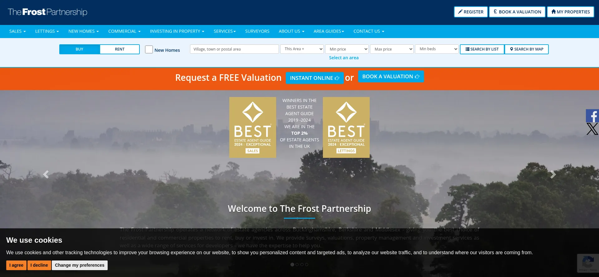 Frostweb.co.uk Screenshot