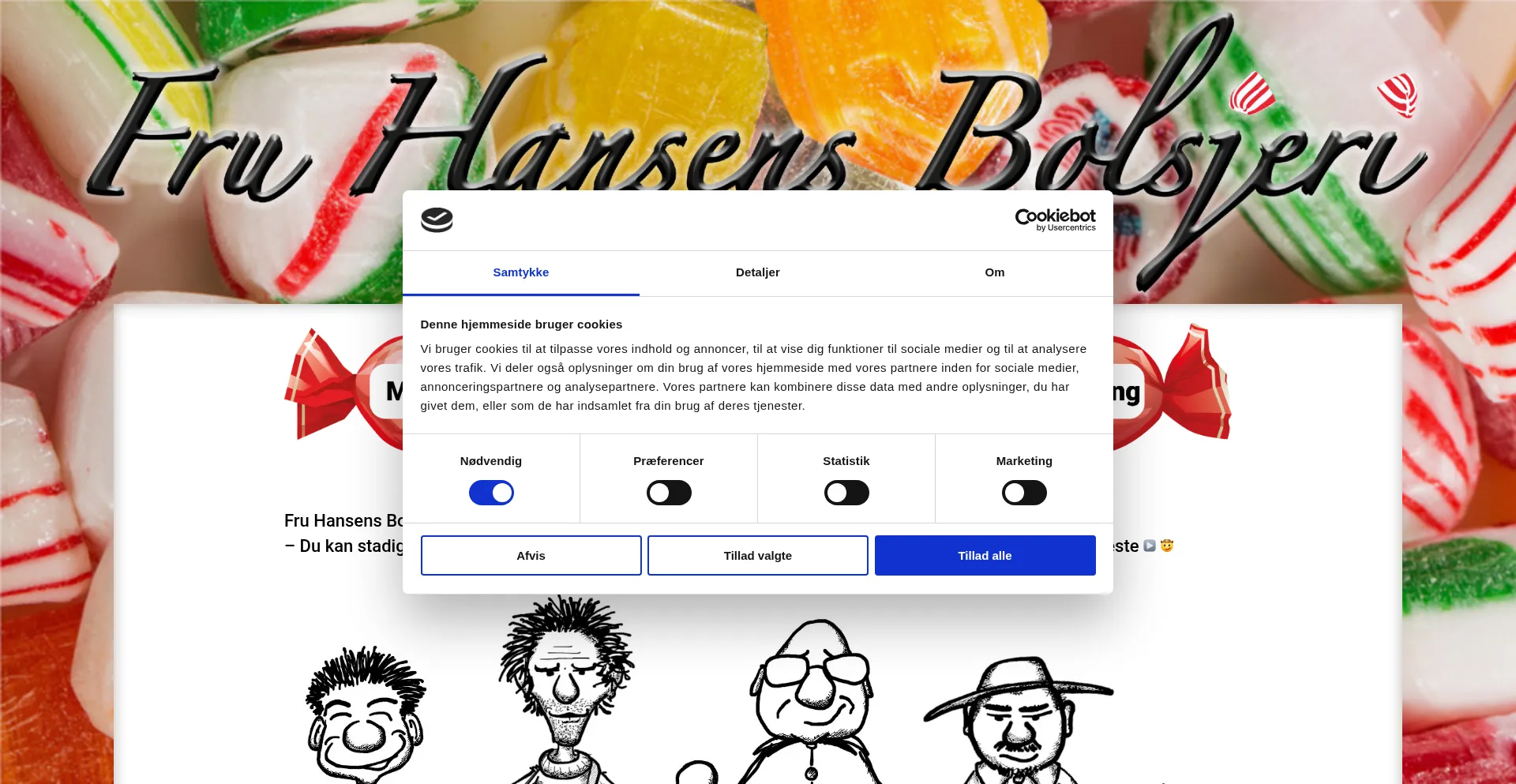Fruhansensbolsjeri.dk