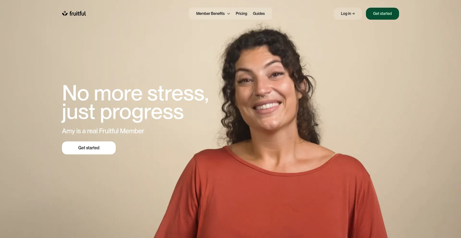 Website screenshot of Fruitful.com