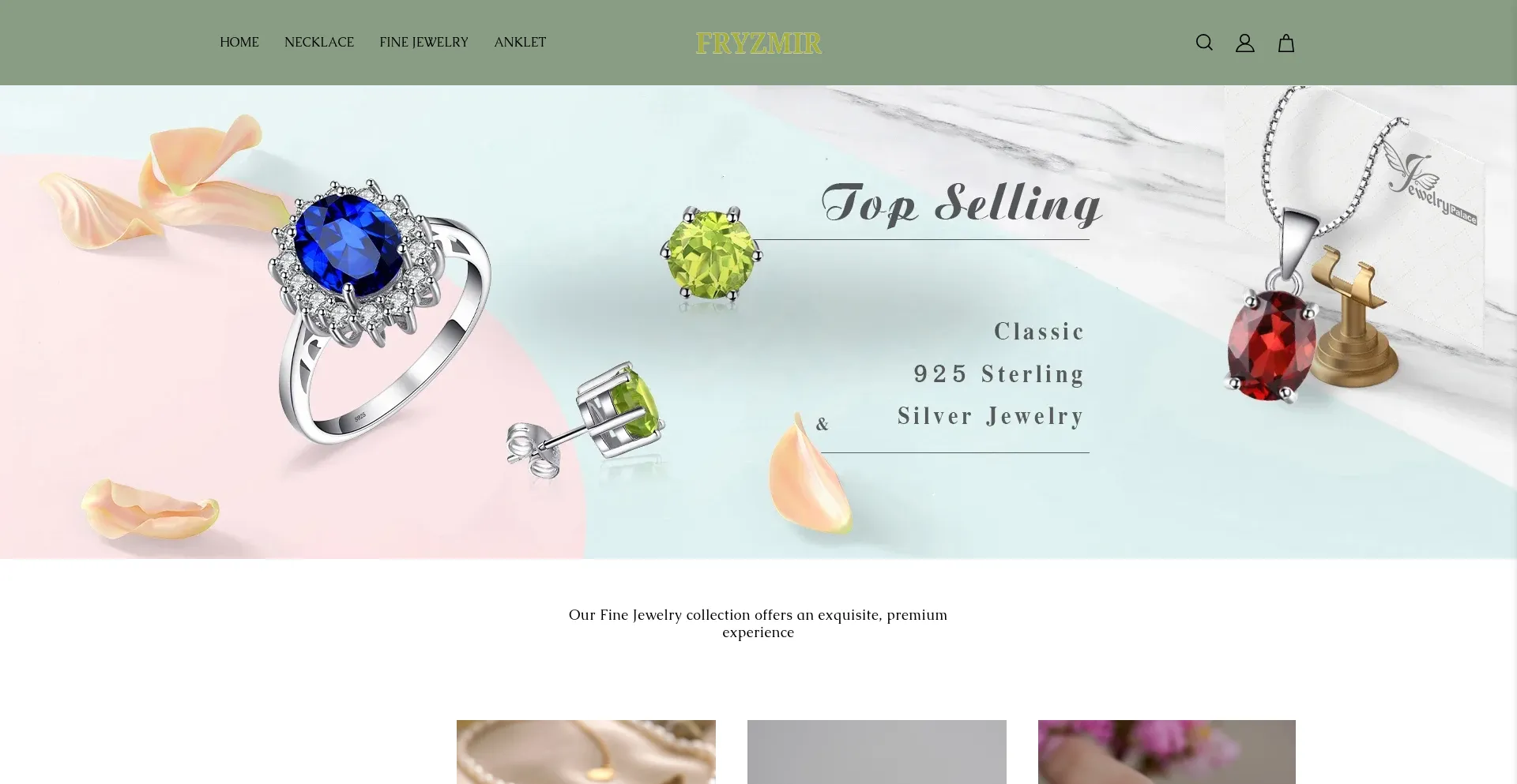 Website screenshot of Fryzmir.com