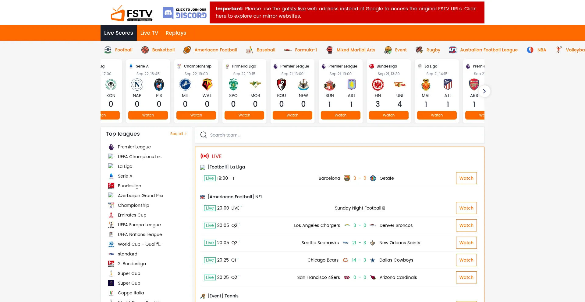 Fstv.space Screenshot