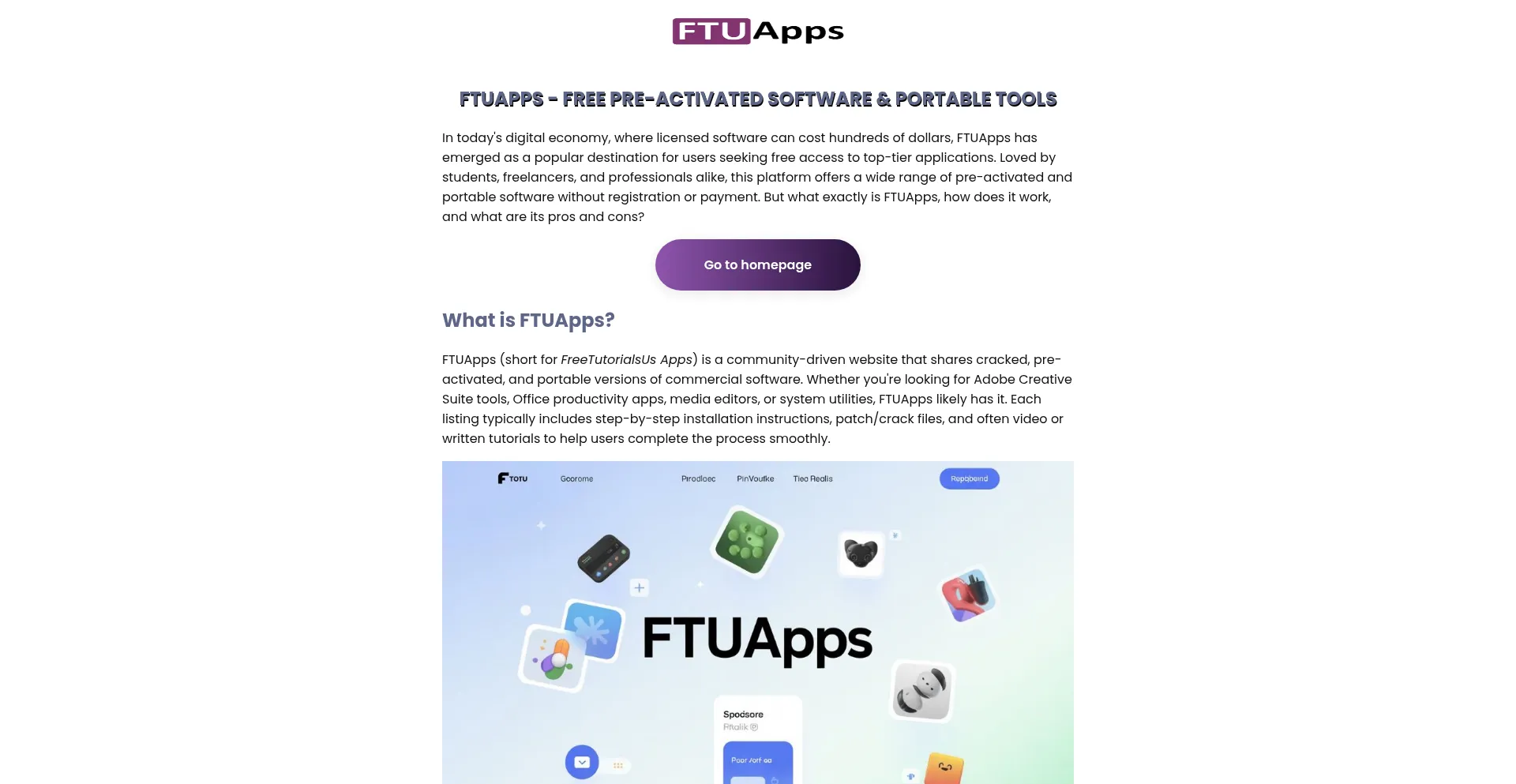 Ftuapps.biz Screenshot