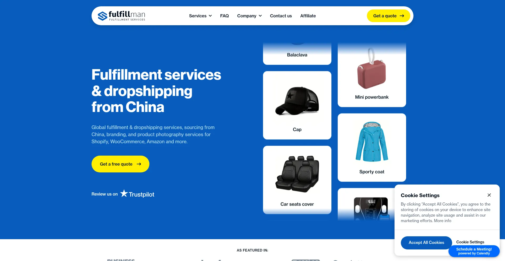 Fulfillman.com Screenshot