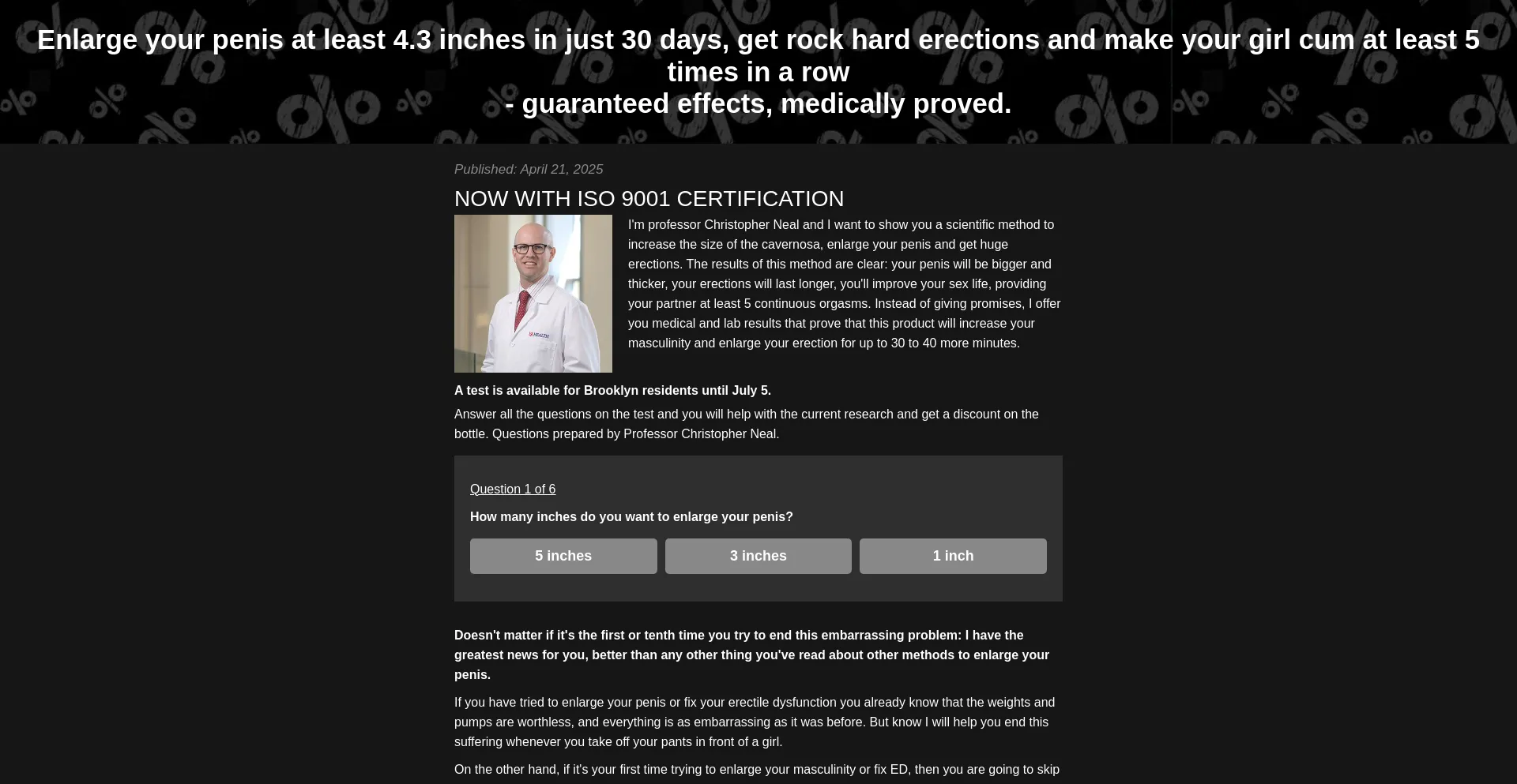 Website screenshot of Fullpotential365.com