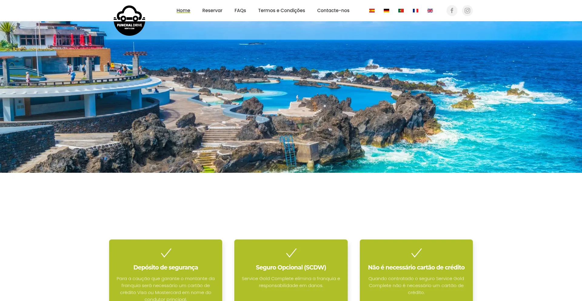 Funchaldrive.com Screenshot