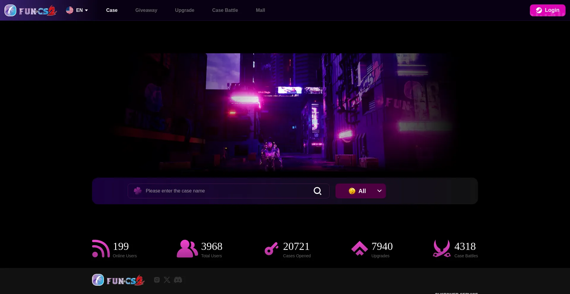 Website screenshot of Funcs2.com