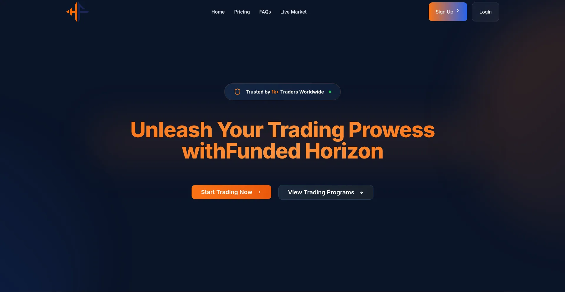 Fundedhorizon.com Screenshot
