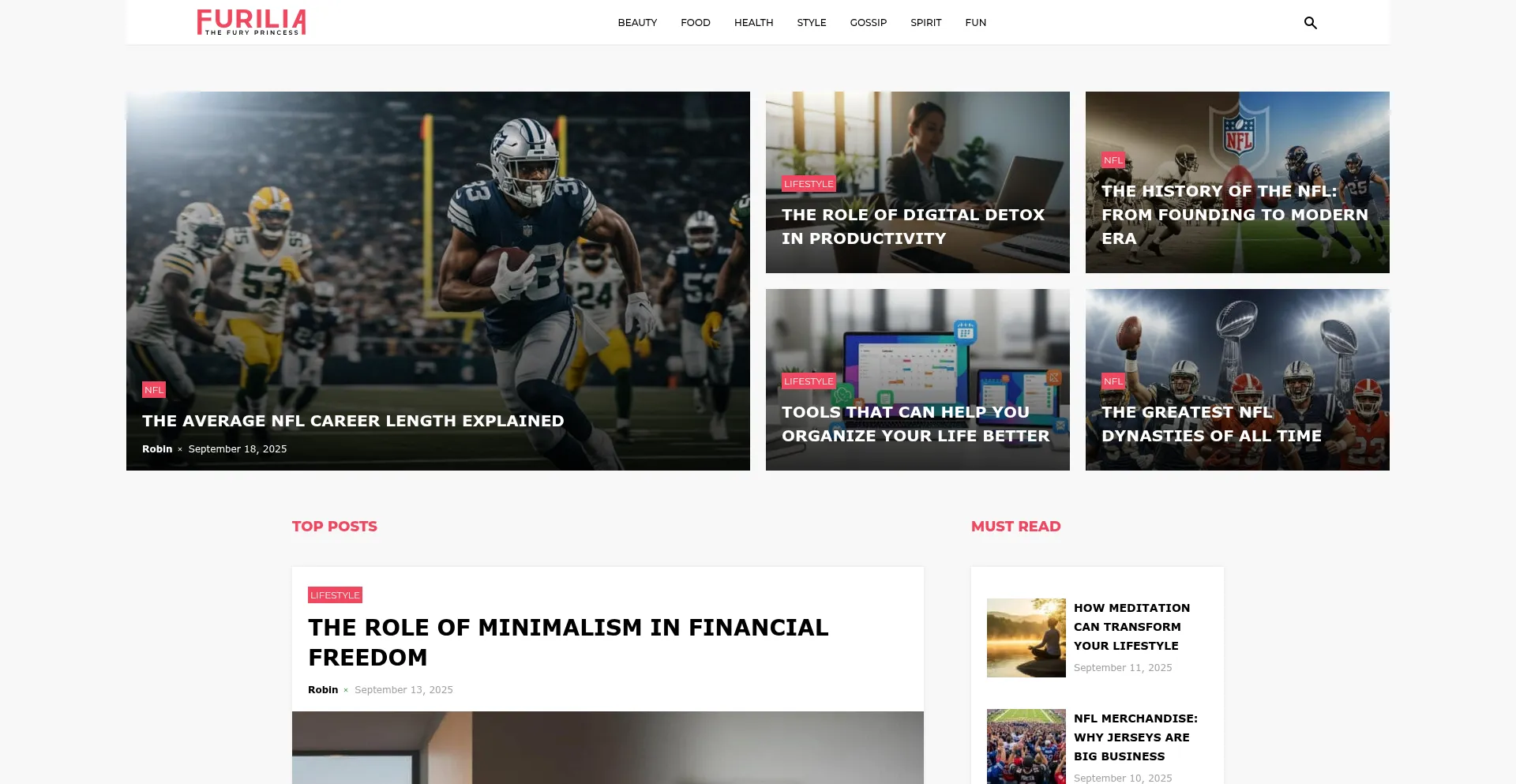 Furilia.com Screenshot