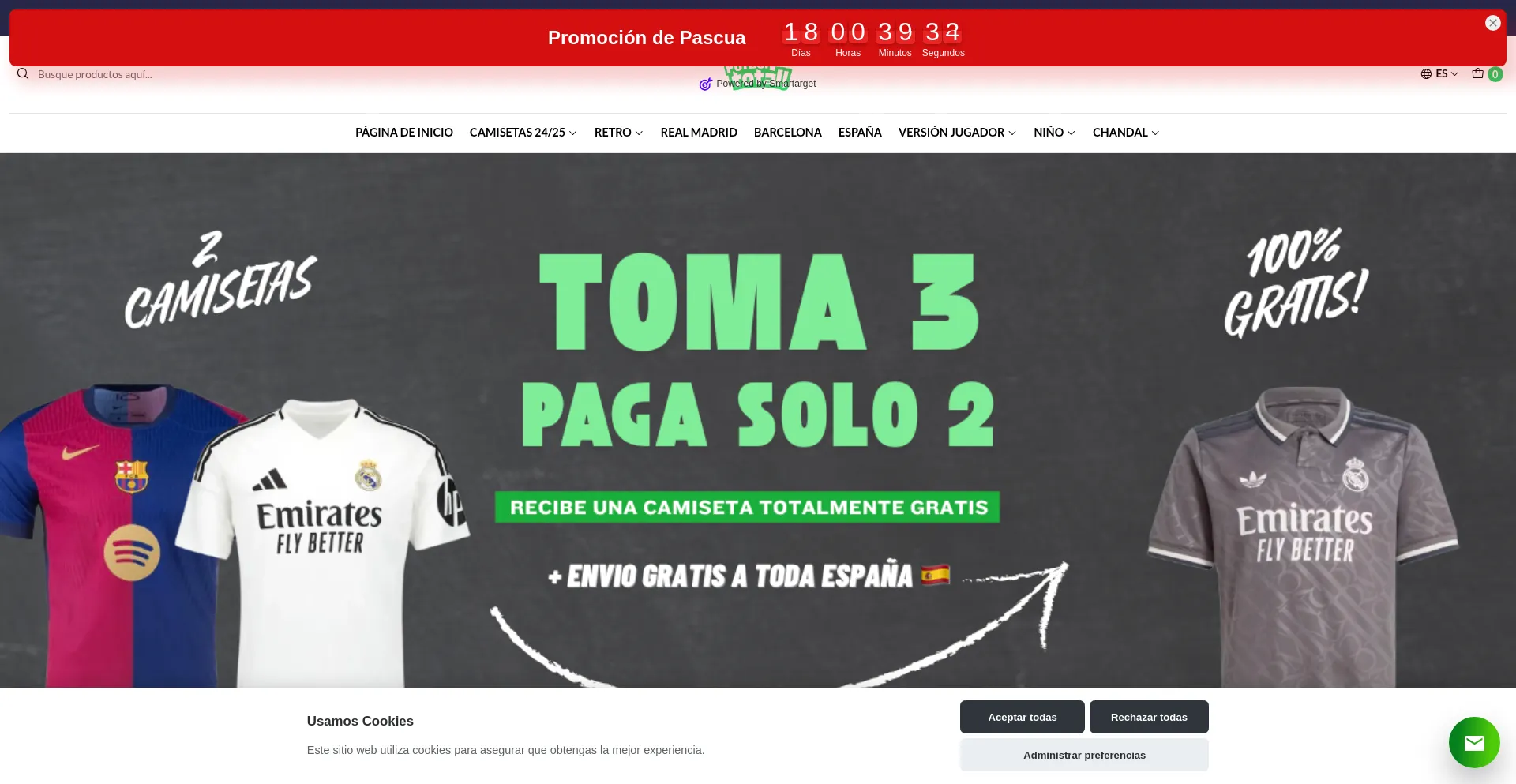 Website screenshot of Futboltotal.es