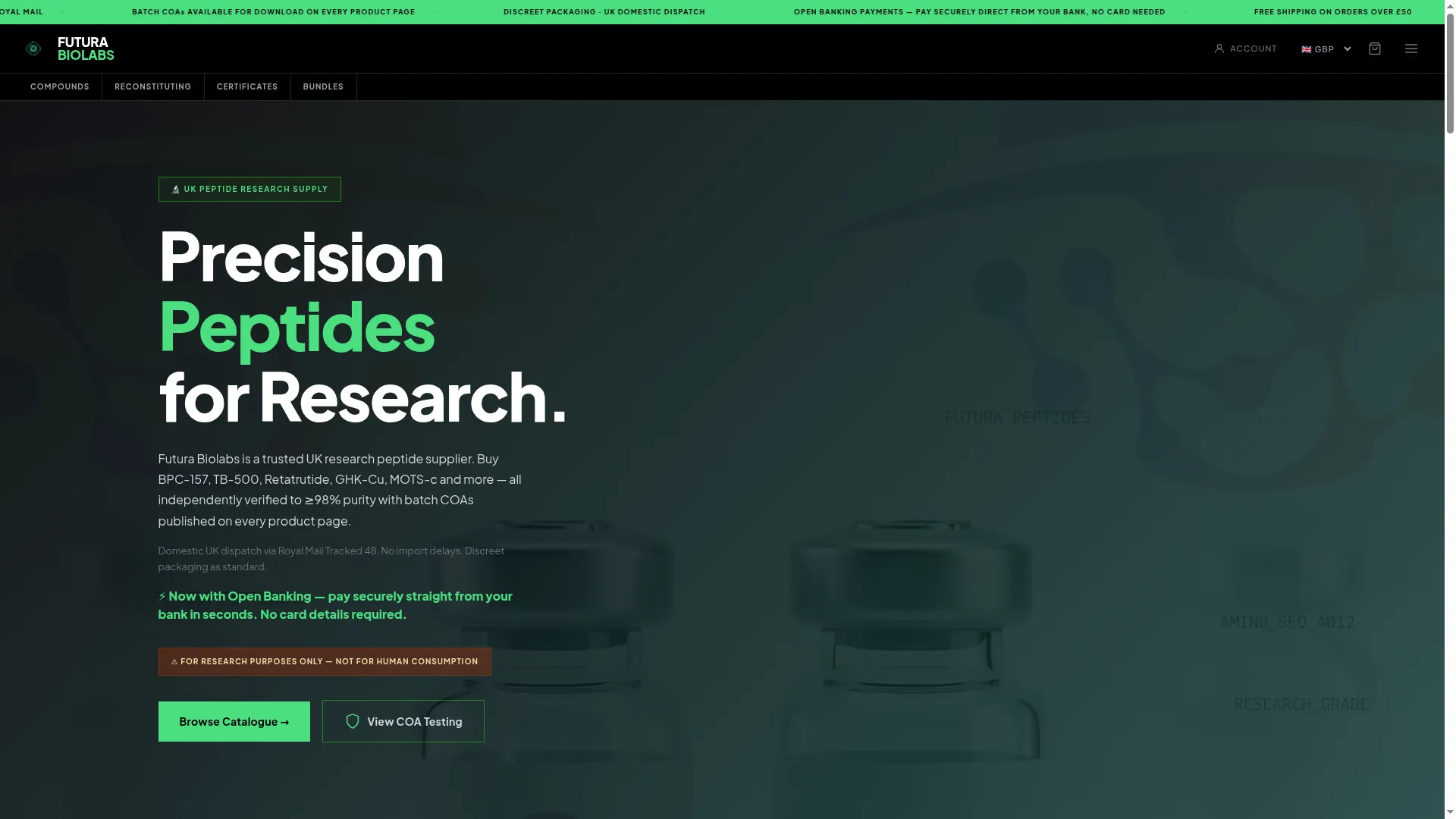Futurabiolabs.co.uk