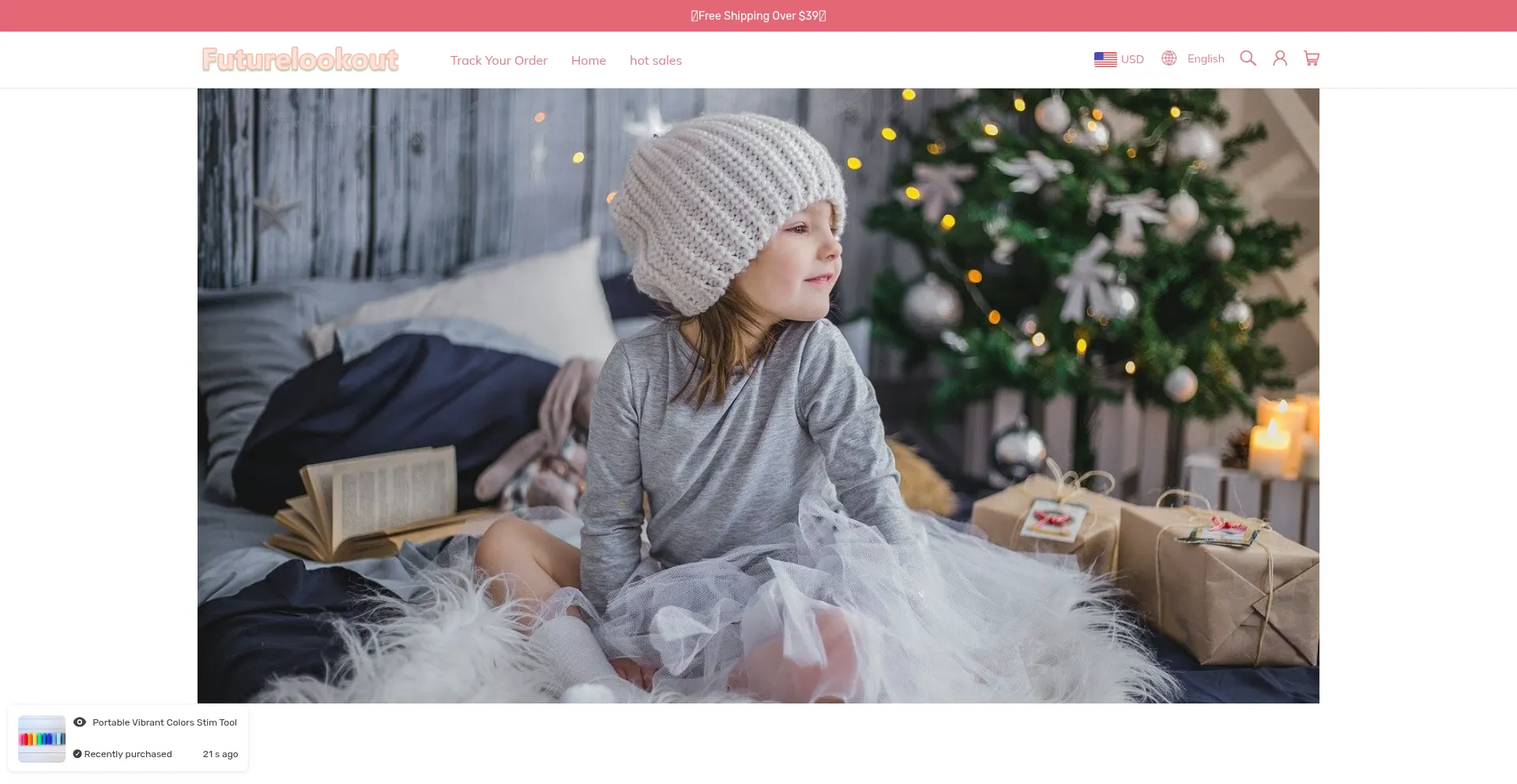 Website screenshot of Futurelookout.com