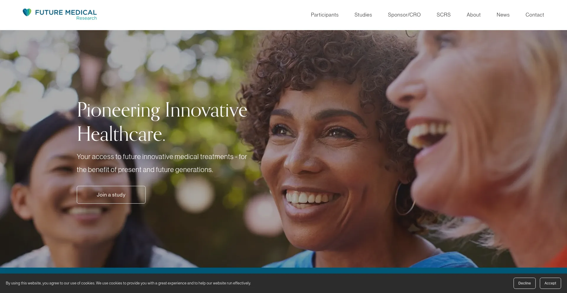 Website screenshot of Futuremedres.com