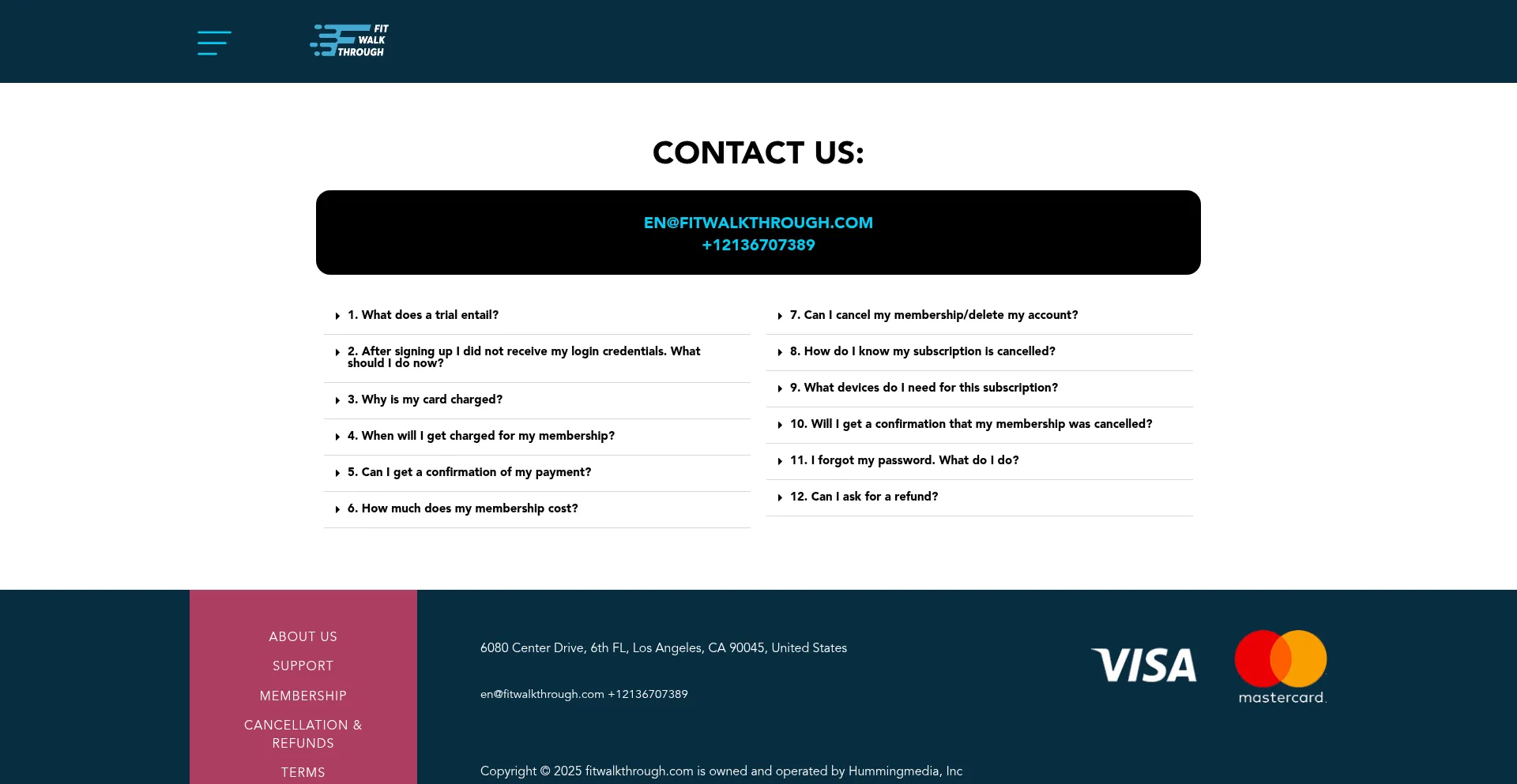 Website screenshot of Fwthcs.com