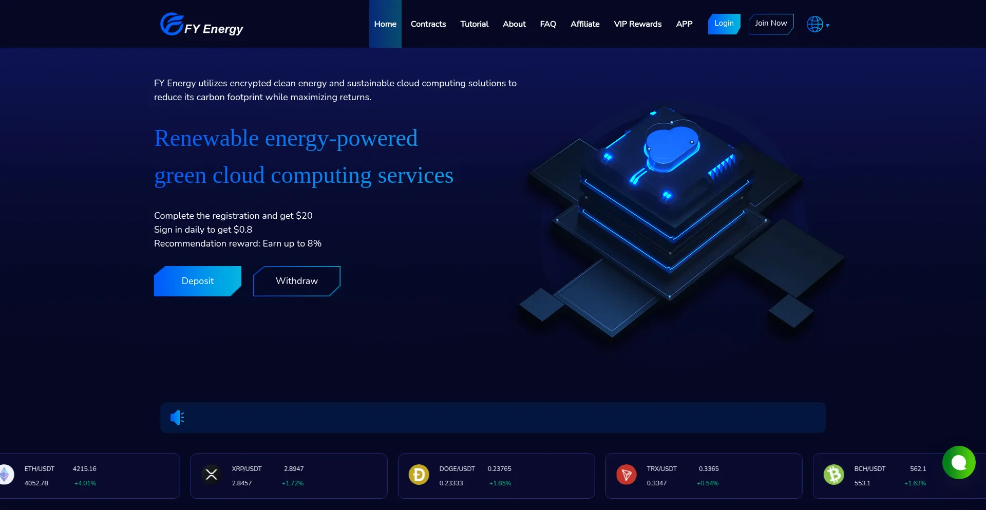 Fyenergy.org Screenshot