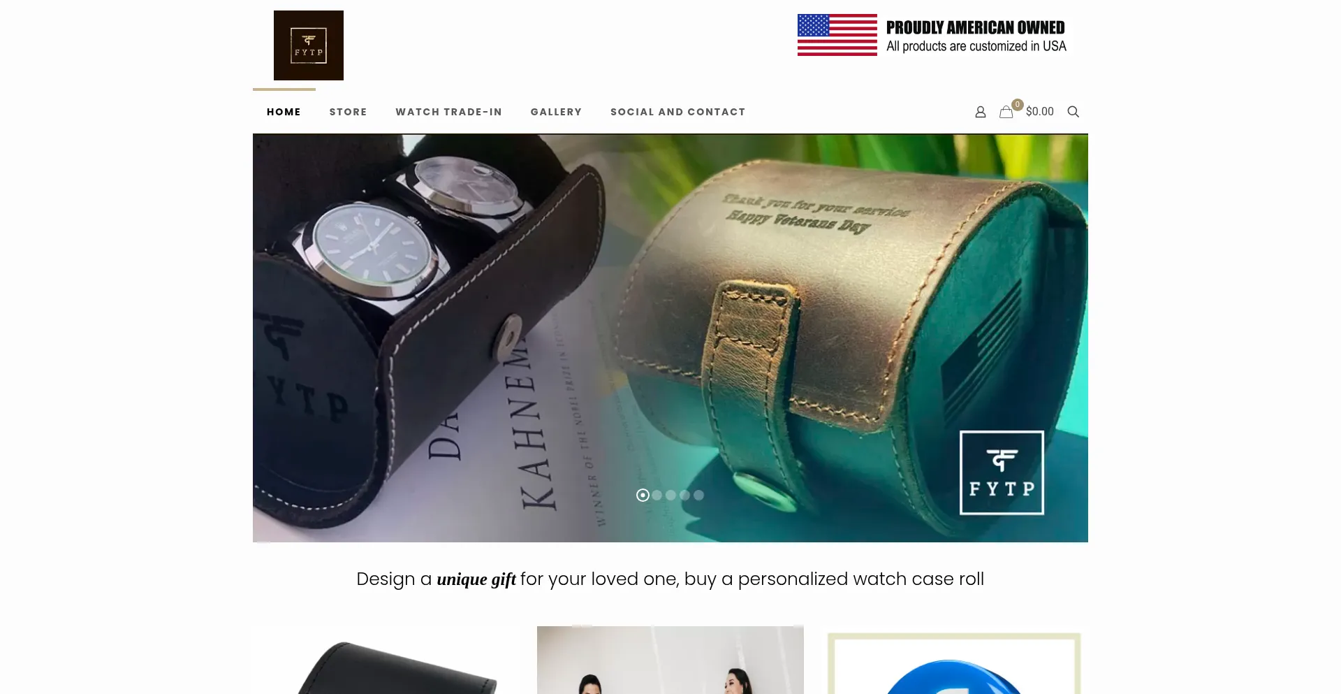 Website screenshot of Fytp.store
