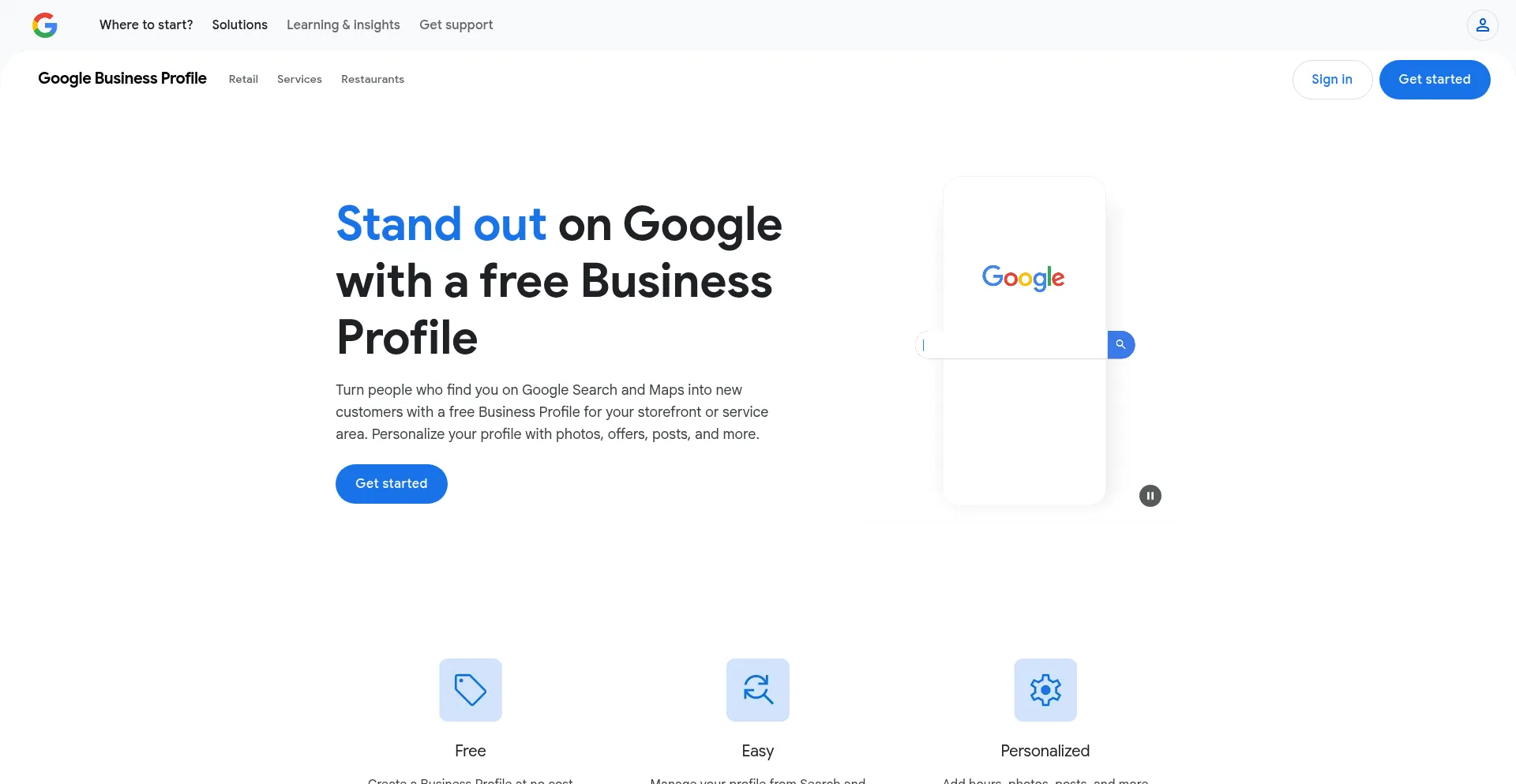 G.page Screenshot