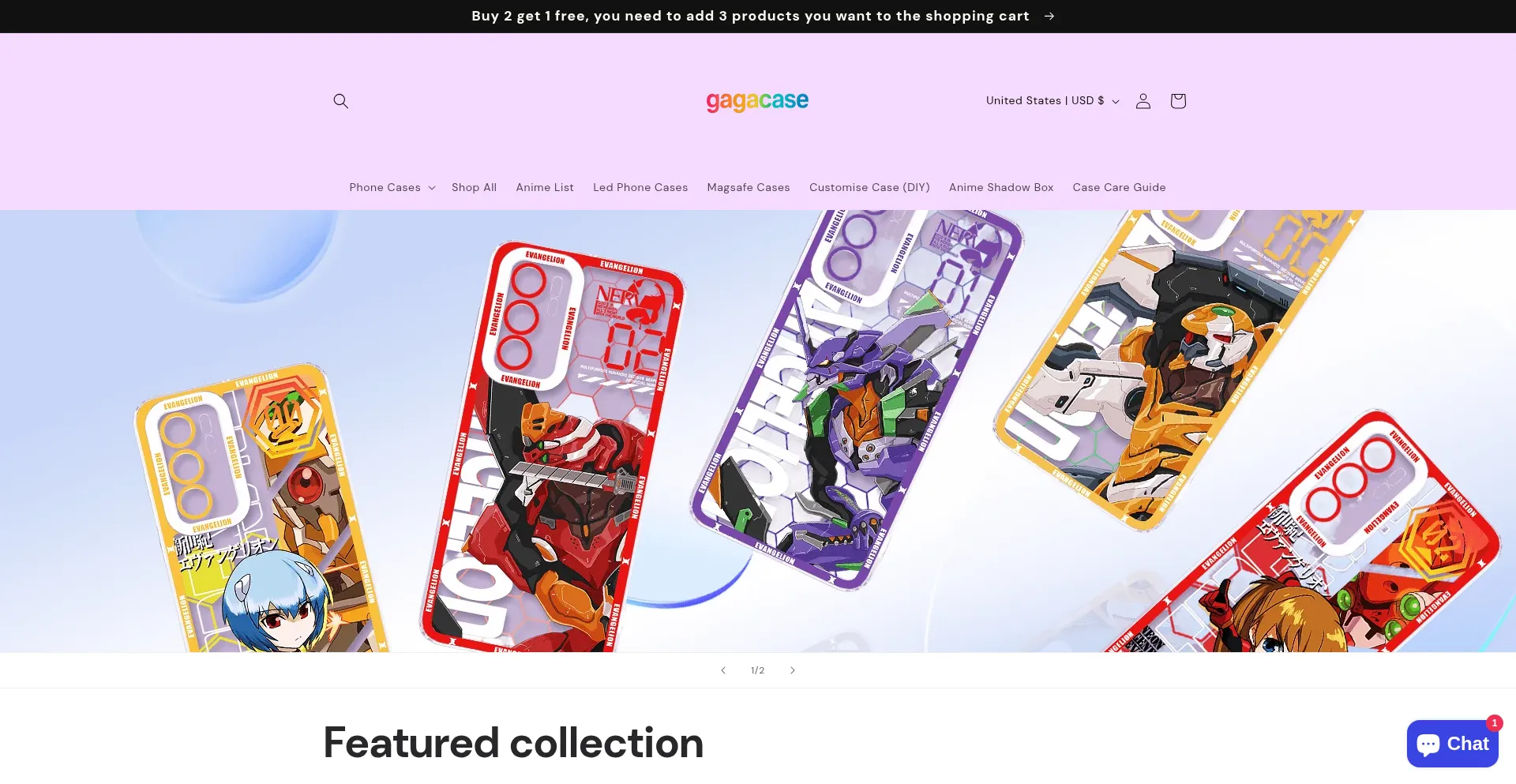 Gagacase.com Screenshot