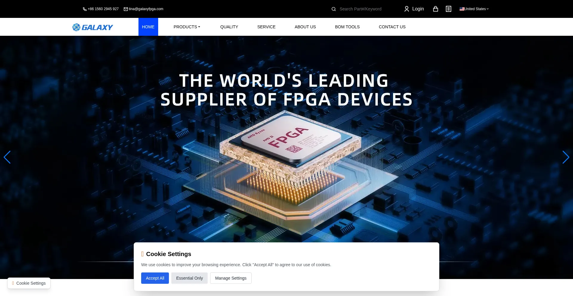 Galaxyfpga.com Screenshot