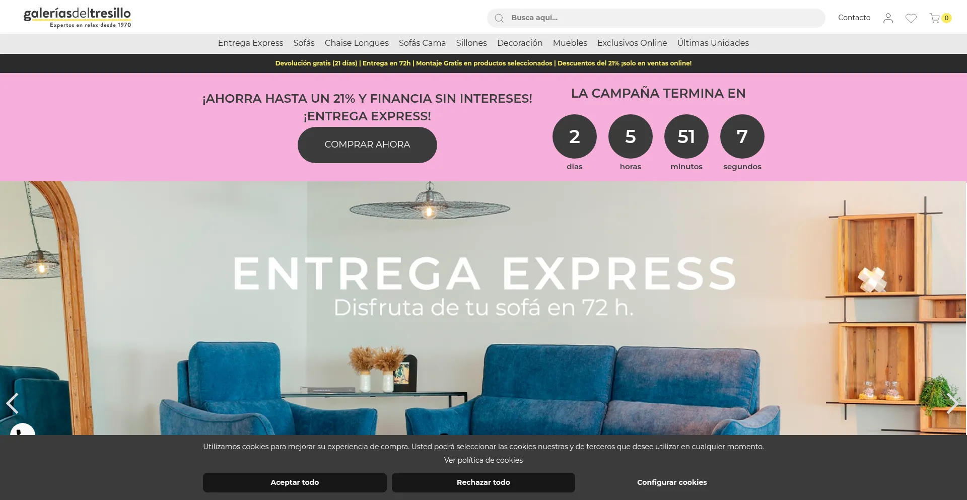 Galeriasdeltresillo.com Screenshot