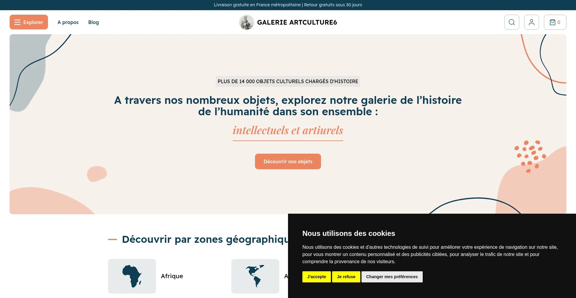Galerie-artculture6.com Screenshot