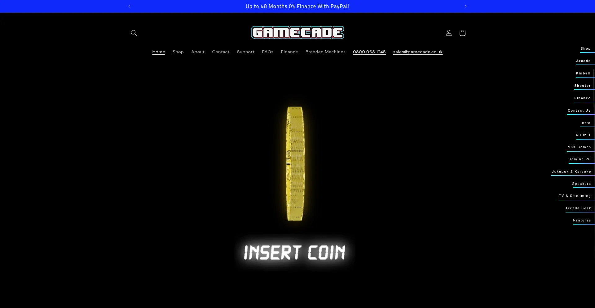 Gamecade.co.uk Screenshot