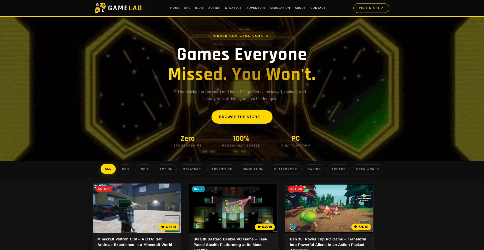 Gamelad.store