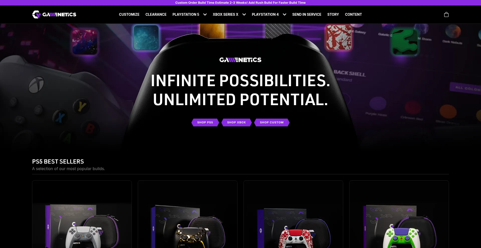Gamenetics.com Screenshot