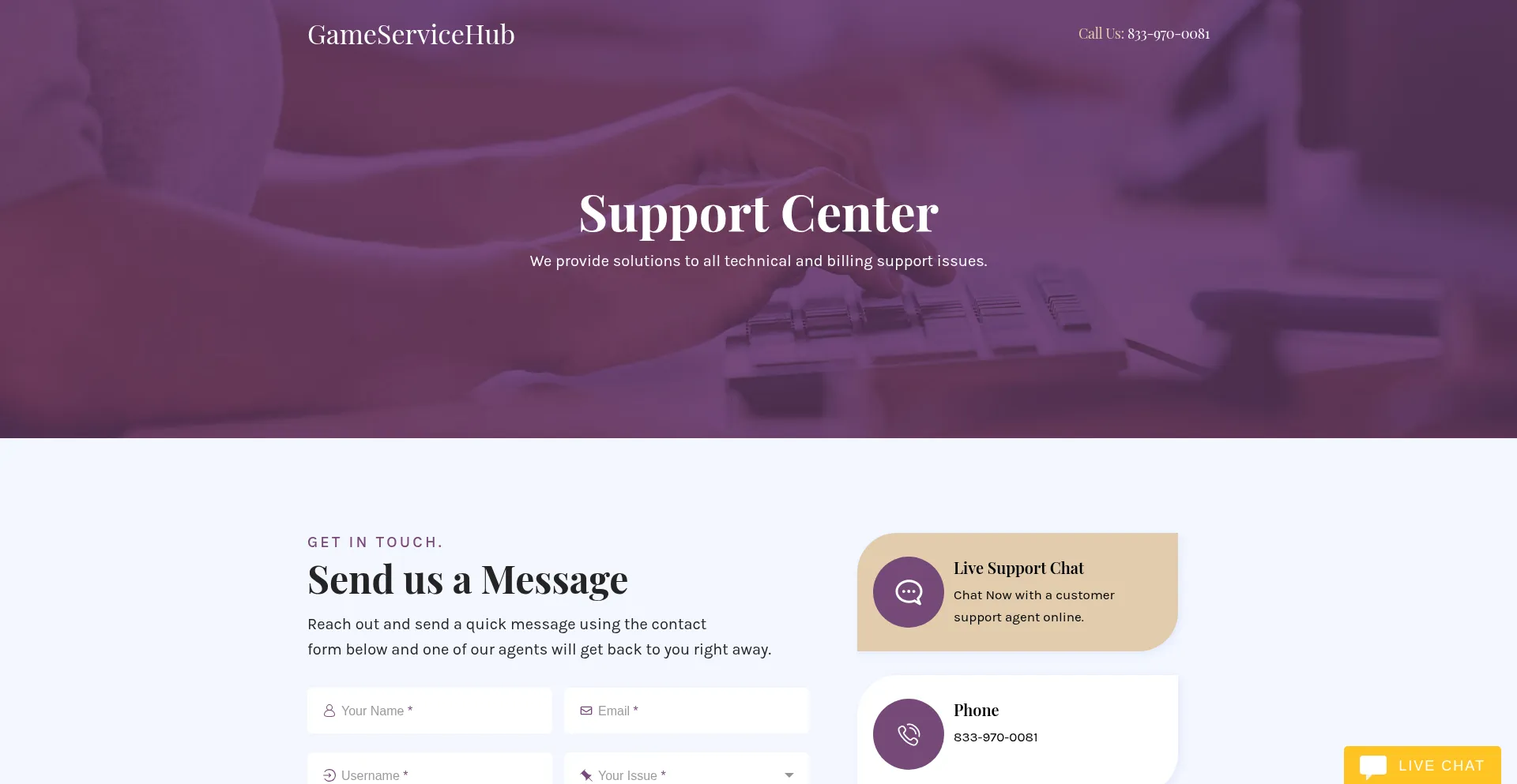 Gameservicehub.com