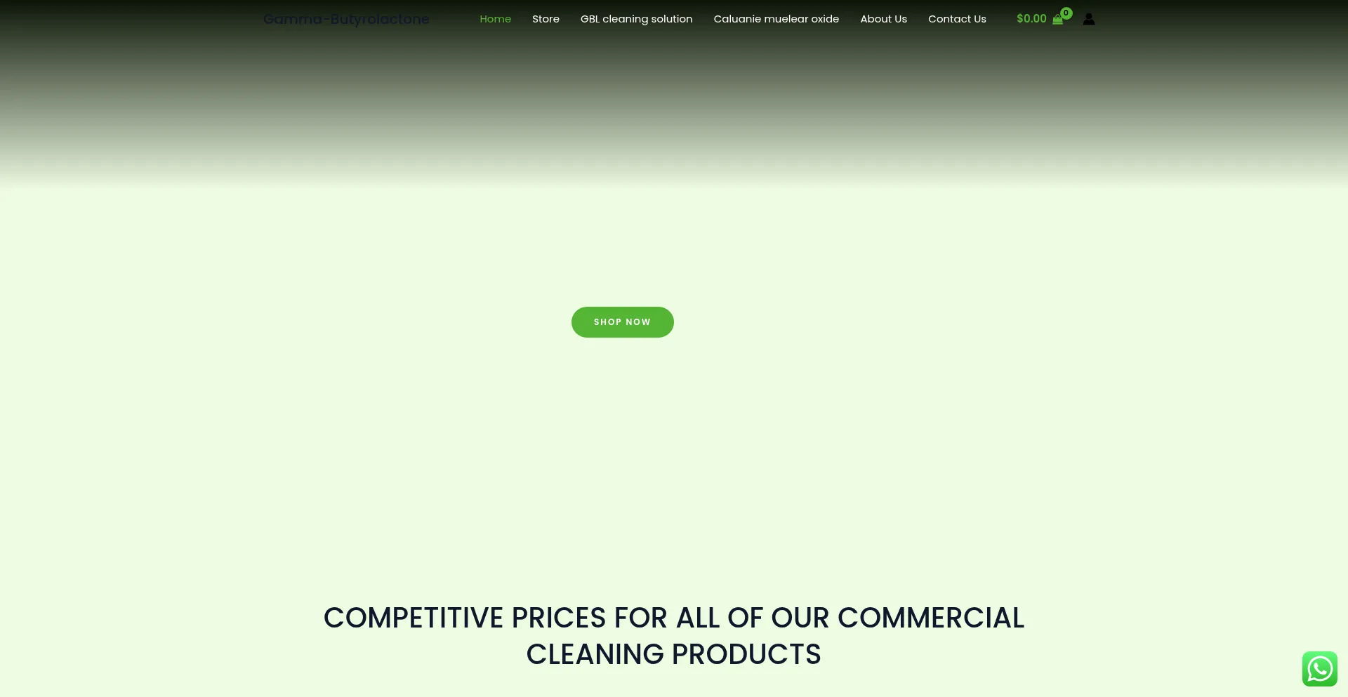 Gammabutyrolactone.com Screenshot