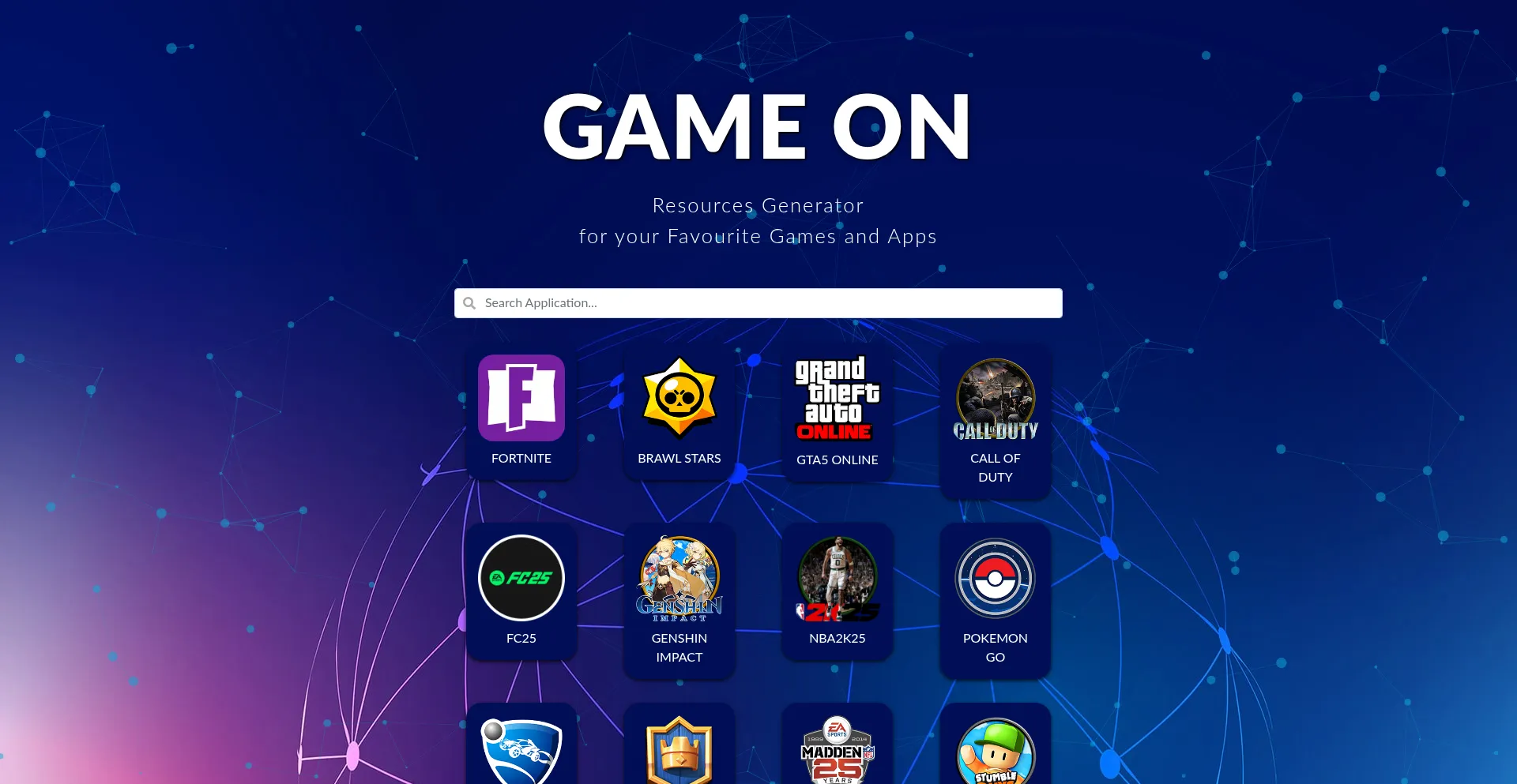 Website screenshot of Gamonoid.website