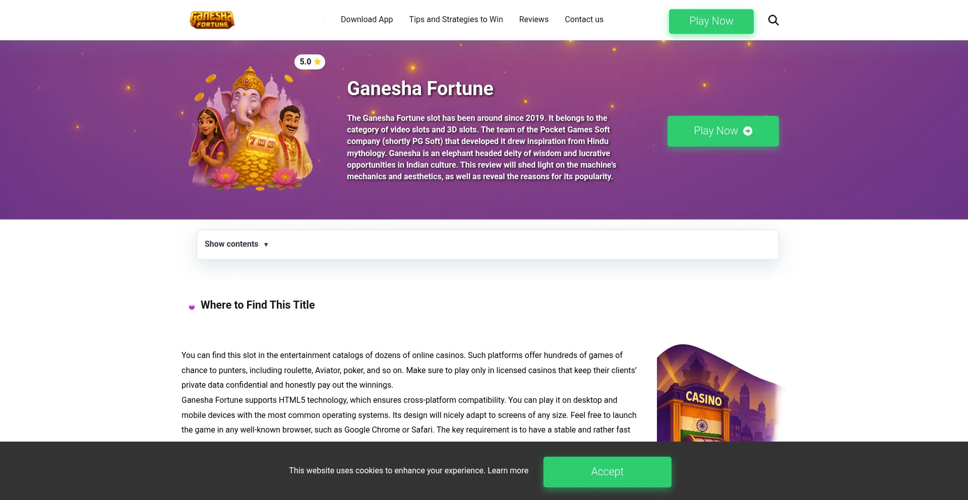 Ganeshafortune.in Screenshot