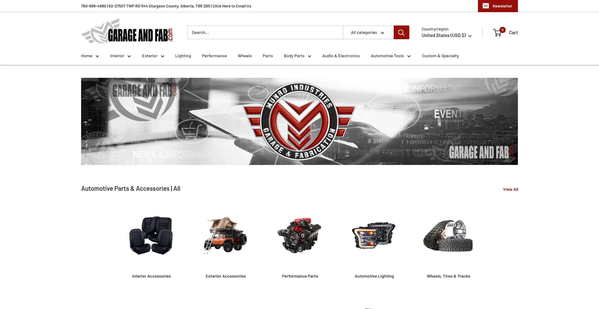 Garageandfab.com Screenshot