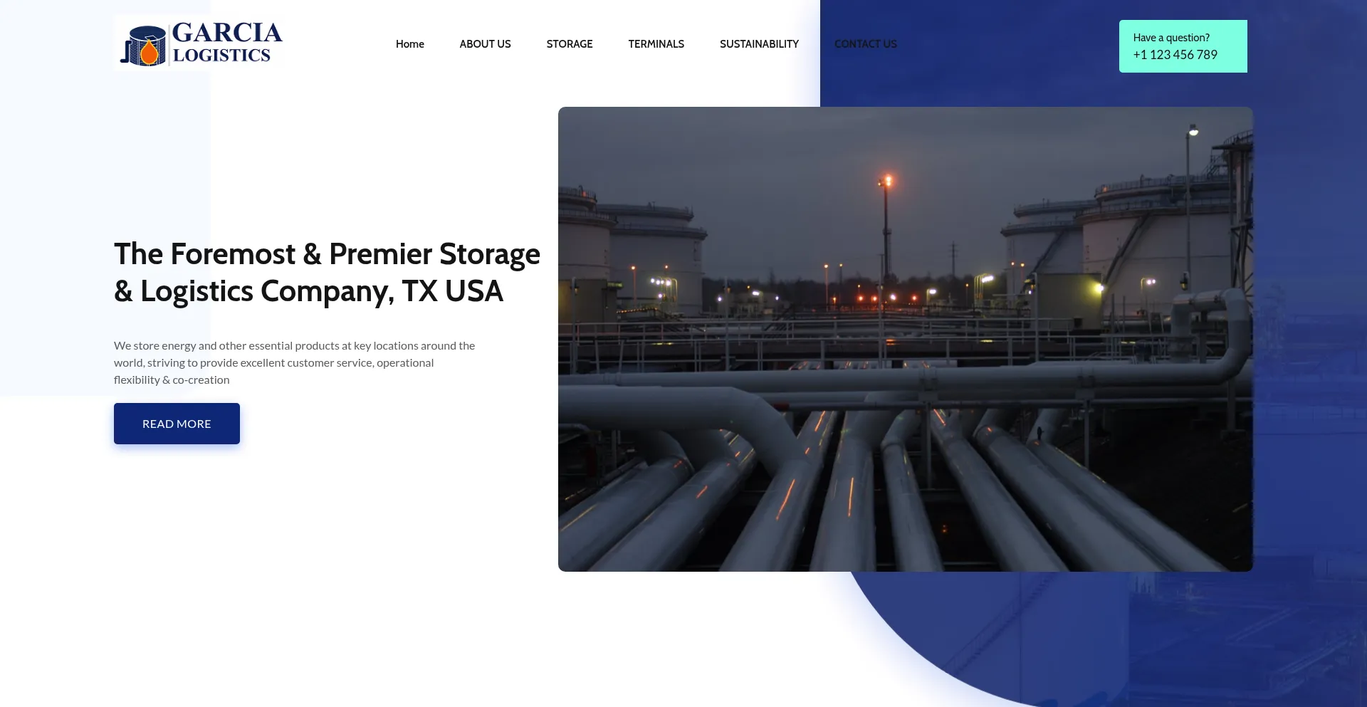 Garcia-logistics.com Screenshot
