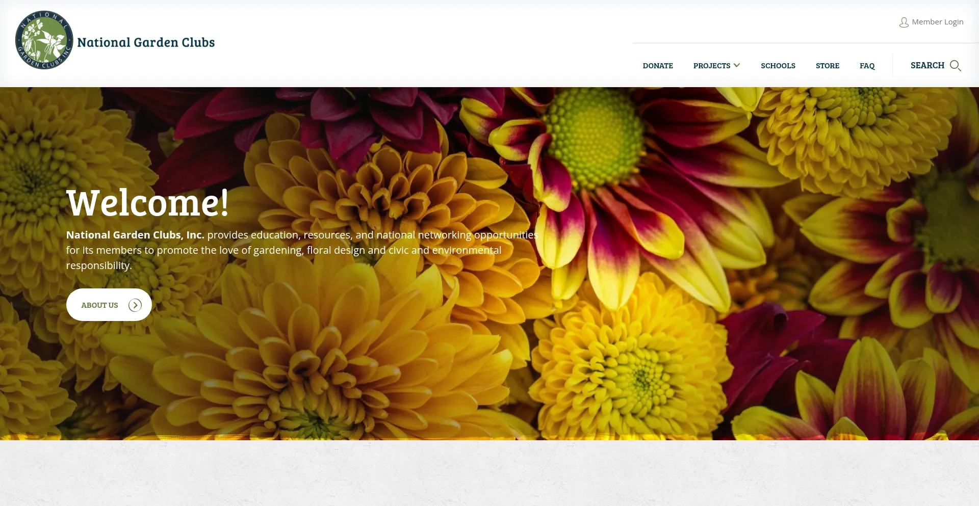 Gardenclub.org Screenshot