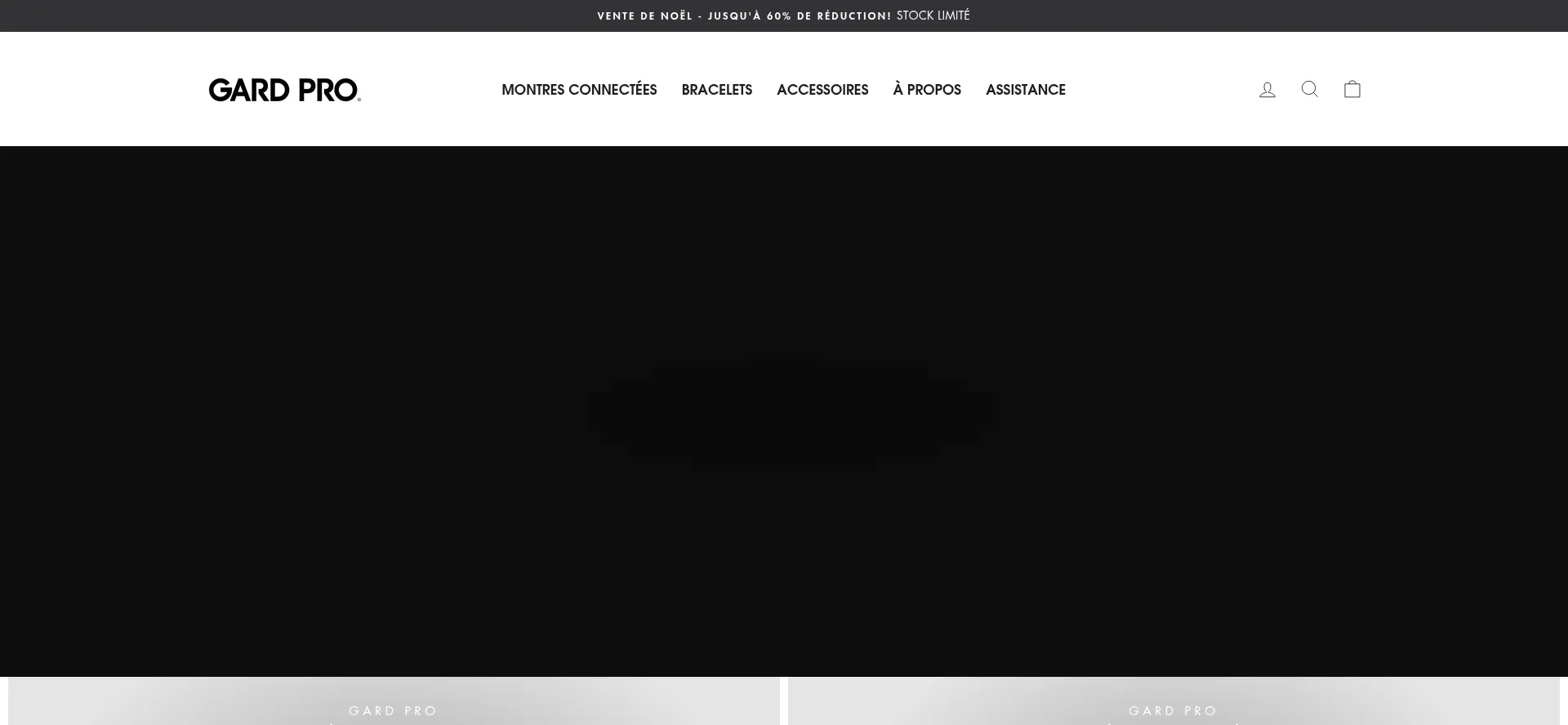 Website screenshot of Gardpro.fr