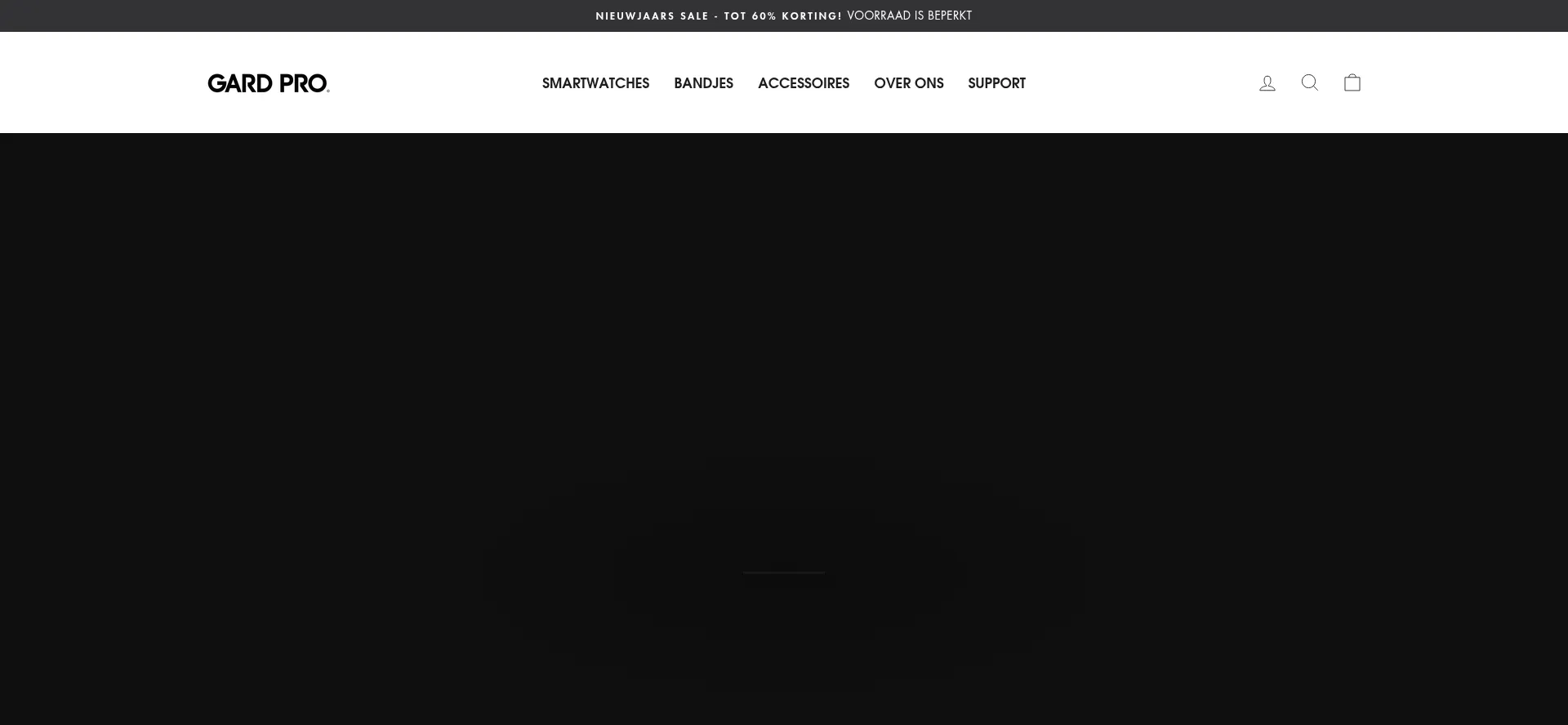 Website screenshot of Gardpro.nl