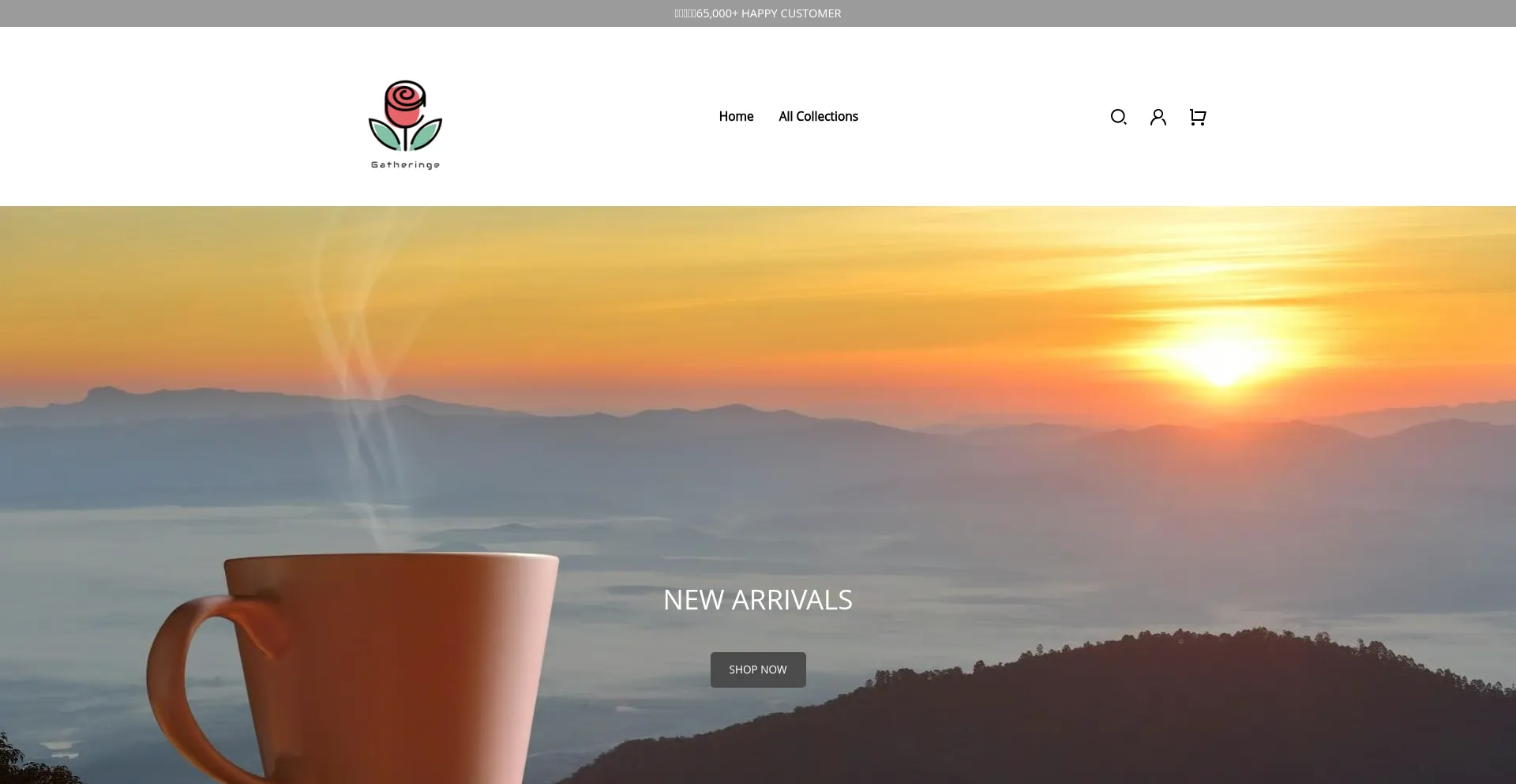 Gatheringe.com Screenshot