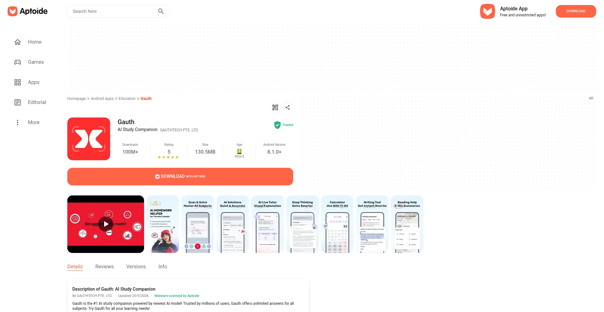Gauthmath.en.aptoide.com