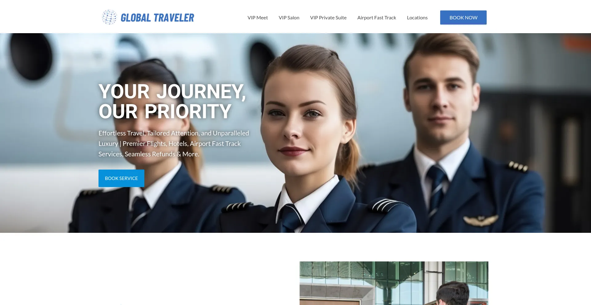 Website screenshot of Gb-concierge.com
